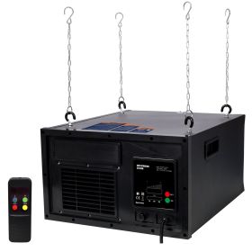 Remote-Controlled Air Filtration System,10 Positions Adjust,120V 60Hz,Airflow Speed 250-510 Cfm,Black Color