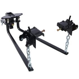 1,2000lb Weight Distribution Hitch With Height Adjustable Forged Shank