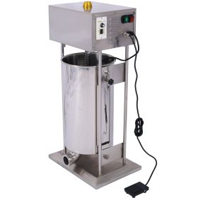 Electric Sausage Filler 10L Sausage Maker Stainless Steel Sausage Stuffer 15.4LB 110V 120W Sausage SSteel Stuffing Tubestuffer