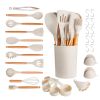 34 PCS Kitchen Cooking Utensils Set Silicone Spatula Spoon Tools Heat Resistant