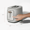 2 Slice Toaster with Touch-Activated Display, White Icing by Drew Barrymore