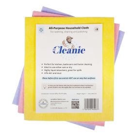 Mr Cleanie All-Purpose Absorbent Household Cleaning Cloth Washing Up Dusting 3-Pack