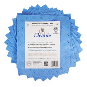 Mr Cleanie Super Absorbent Perforated Household Cleaning Cloths 100% Biodegradable 10-Pack