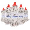 Mr Cleanie Cotton String Cord Floor Mop Replacement Head for Household Cleaning Kitchen Bathroom 5-Pack
