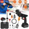 Cordless Pressure Washer Portable Electric Power Washer High Pressure Water Sprayer 363PSI Car Washer Cleaner with 12000mAh 21V Rechargeable Battery a