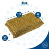 Mr Cleanie Metalised Washing Up Non-Scratch Scourer Pads Cleaning Kitchen Bathroom 2-Pack