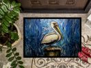 NEW Pelican Blues Doormat Front Door Mat Indoor Outdoor Rugs for Entryway, Non Slip Washable Low Pile, 18H X 27W