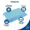 Mr Cleanie Silver Ion Washing Up Non-Scratch Scourer Pads Antibacterial Cleaning Kitchen Bathroom 2-Pack