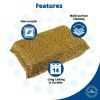 Mr Cleanie Metalised Washing Up Non-Scratch Scourer Pads Cleaning Kitchen Bathroom 2-Pack