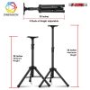 5 Core Speaker Stand Pair Height Adjustable 3Ft PA DJ Tripod Studio Monitor Stands Heavy Duty w 35mm Compatible Insert w Bag Black - SS HD 2PK 3FT BLK