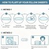 2 pieces Bed Pillows Grey-QUEEN