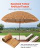 1.6x16.4 ft Artificial Thatch Roofing Mexican Style Tiki Hut Grass Skirt Roof