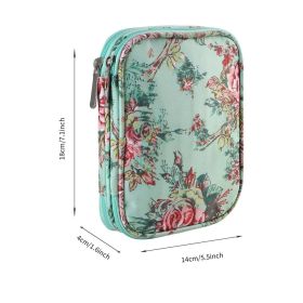 Green Lily Short Bearded Woven Tool Storage Bag Manufacturer (Option: Peony Flower)