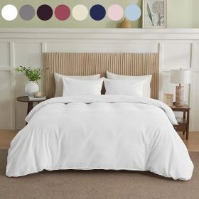 Serta Simply Clean Solid Duvet Cover (Option: W13718001)