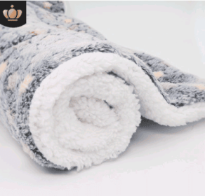 Cute Cat Blankets Dog Pet Mat (Option: Dark GY starry sky-S50x30)