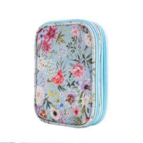 Green Lily Short Bearded Woven Tool Storage Bag Manufacturer (Option: Summer Flower Pattern)