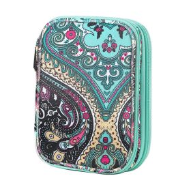 Green Lily Short Bearded Woven Tool Storage Bag Manufacturer (Option: Waist Drum Flower Print)