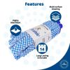 Mr Cleanie Chequered Strip Mop Replacement Head for Household Cleaning Kitchen Bathroom