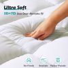 The memory foam mattress is meticulously crafted from high-quality polyester fabric. The top of our mattress wraps around you as soft as a cloud
