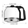 12 Cup Glass Replacement Carafe