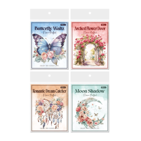 Flower Song Series - With Adhesive Backing10 Sheets---Only Self Pickup (Option: Romantic Dream Catcher)