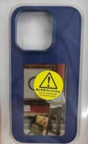 E-ink Screen Phone Case Unlimited Screen Projection Personalized Phone Cover Battery Free New Designer Luxury Phone Case (Option: Blue-Iphone16plus)